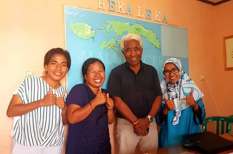 Sharing bersama Om Bob Latuheru, koordinator Program Kerjasama Ambon-Vlissingen