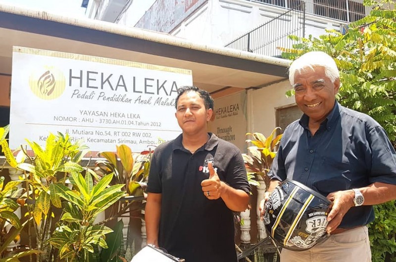 Sharing bersama Om Bob Latuheru, koordinator Program Kerjasama Ambon-Vlissingen