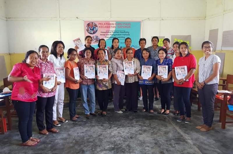 Early Childhood Education Teacher workshop which held in Saparua Island