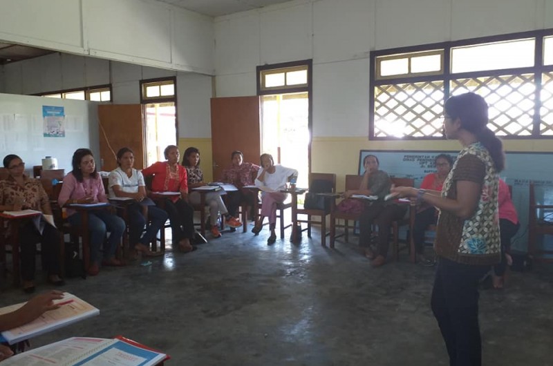 Early Childhood Education Teacher workshop which held in Saparua Island