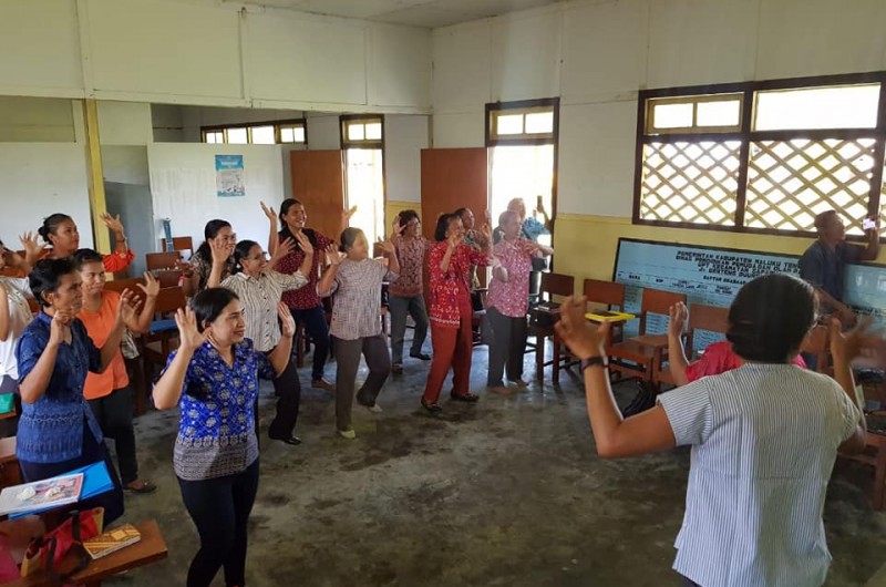 Early Childhood Education Teacher workshop which held in Saparua Island