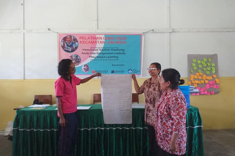 Early Childhood Education Teacher workshop which held in Saparua Island