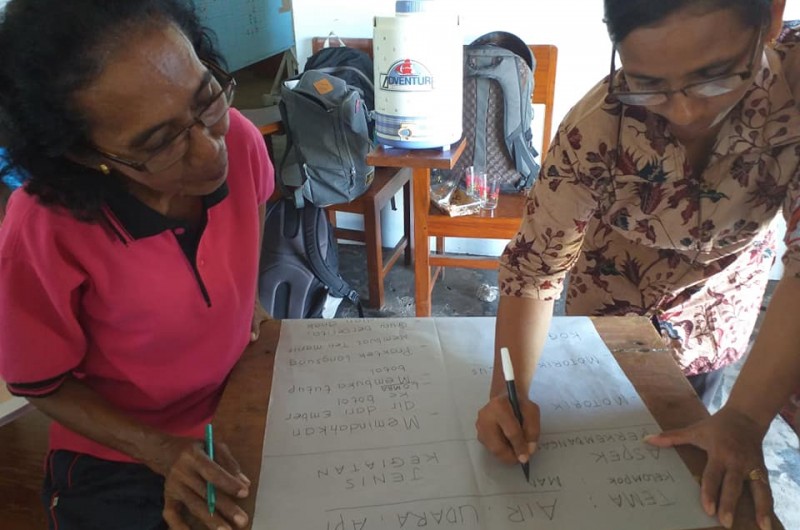 Early Childhood Education Teacher workshop which held in Saparua Island