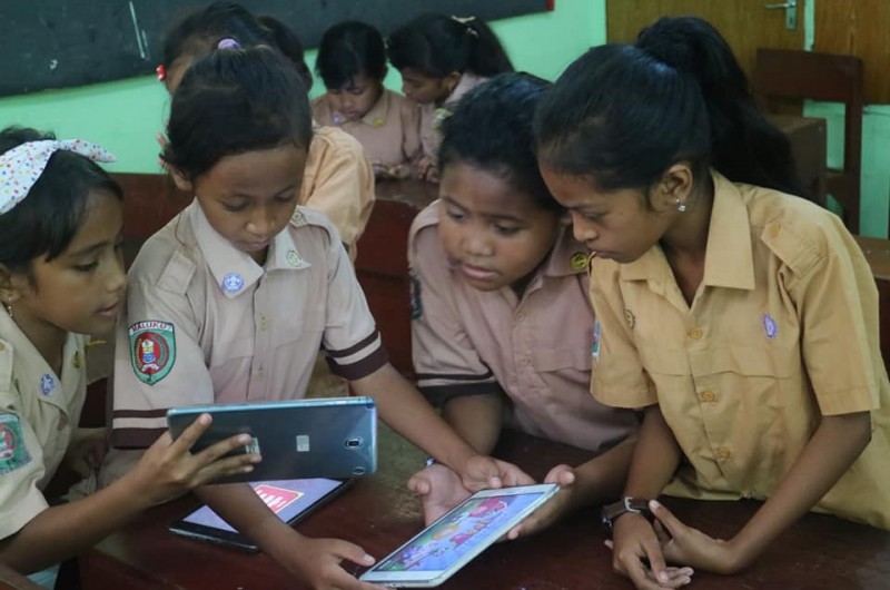 Heka Leka Goes To School di SD Negeri Seilale.