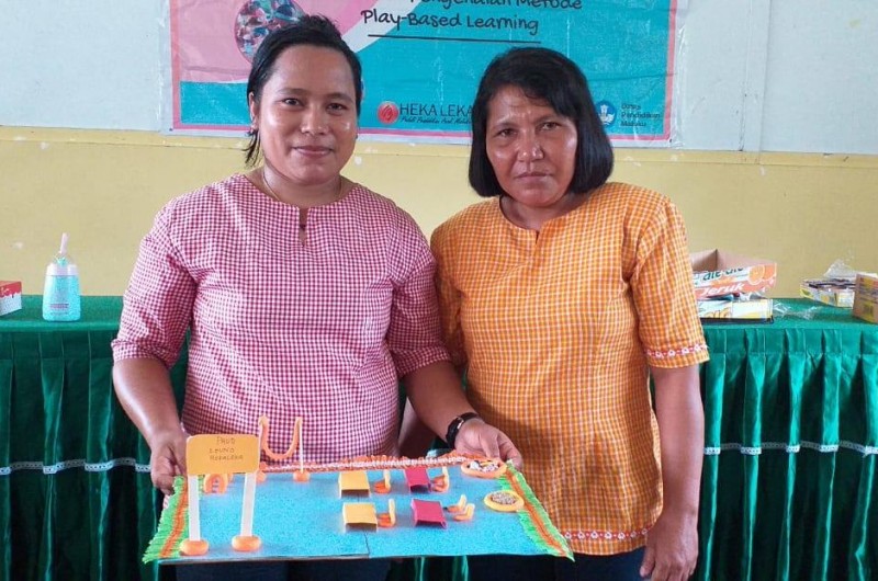 Workshop for Preschool Teacher in Saparua with the topic "Introduction to Play-Based Learning Method.