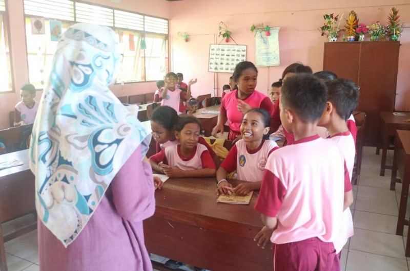 Heka Leka Goes To School di SD Negeri Seilale.