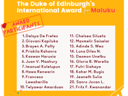 Selamat buat Peserta Duke Of Edinburgh's International Award.