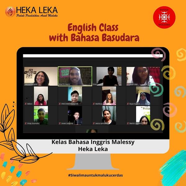 Meningkatkan Kemampuan Bahasa Inggris, Bahasa Basudara Dengan Hekaleka Memfasilitasi English Course Daring Gratis Kepada Pemuda